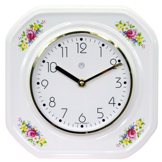 Quarz-Küchenuhr / Rosenranke