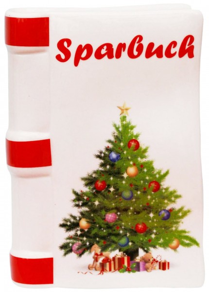 Spardose / Motiv Weihnachtsbaum