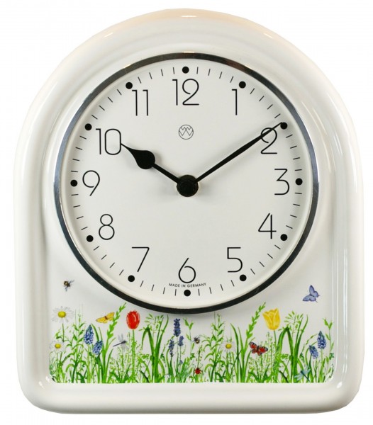 Quarz-Küchenuhr / Frühling