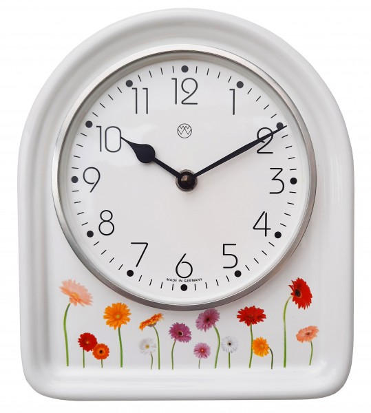 Quarz-Küchenuhr / Gerbera
