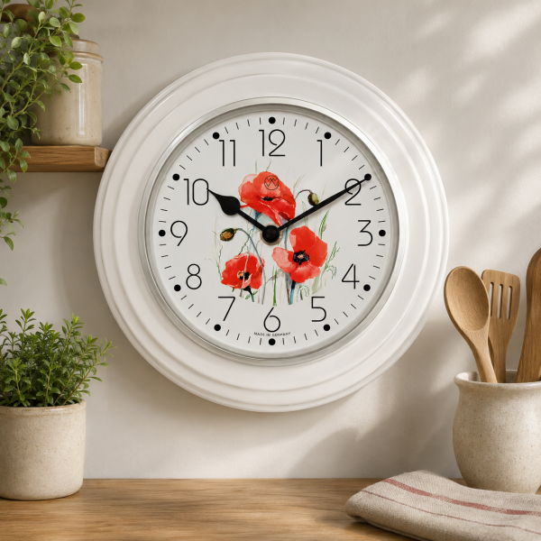 Küchenuhr, Klatschmohn