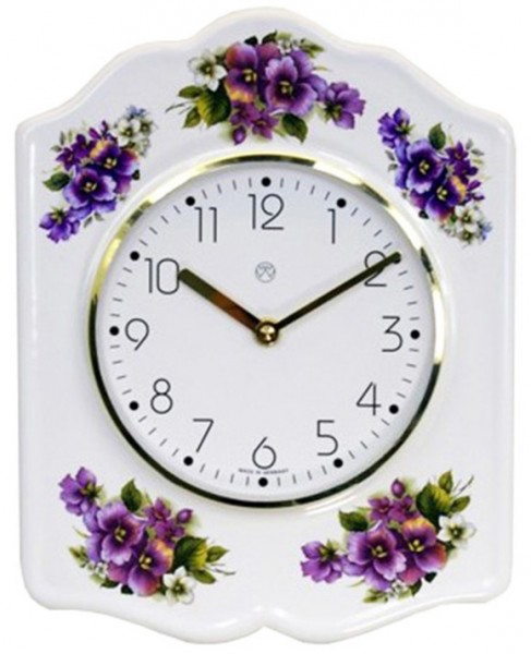 Quarz-Küchenuhr / Blüten