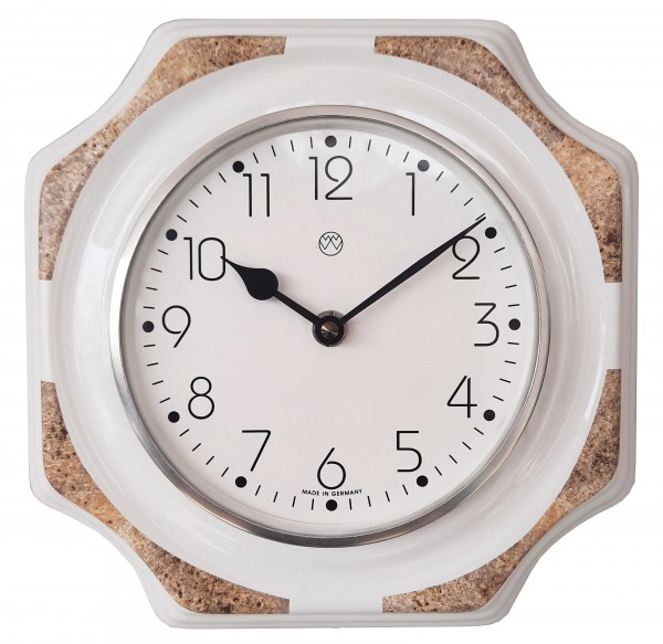 Quarz-Küchenuhr / Sandsteinoptik