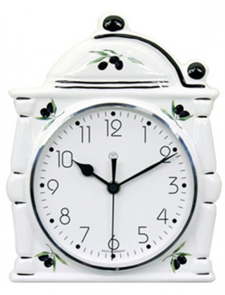 Funk-Küchenuhr / Mühle mit Olivendekor