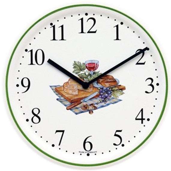 Keramik-Küchenuhr / Brotzeit