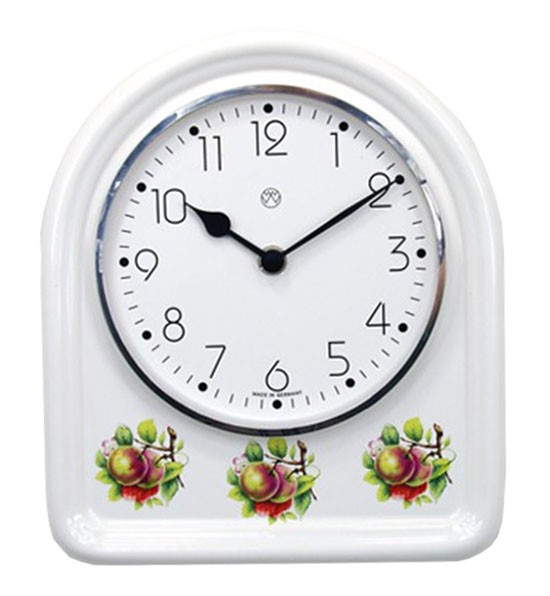 Quarz Küchenuhr Dekor/Äpfel