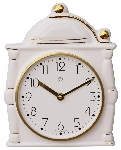 Quarz-Küchenuhr ( Kanne mit goldener Verzierung )