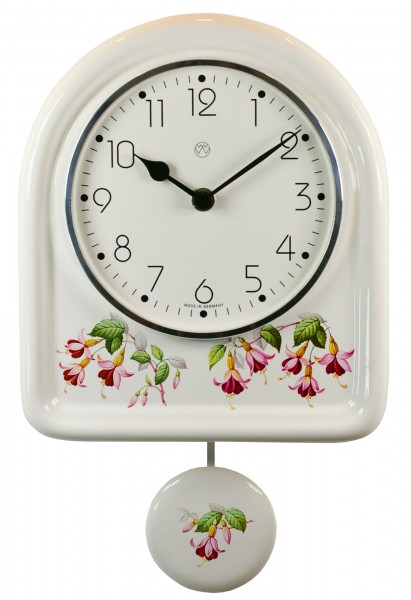 Quarz-Pendeluhr / Fuchsie