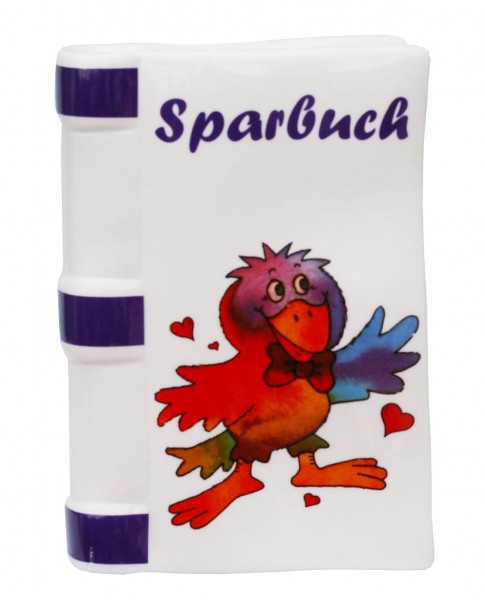 Spardose Papagei