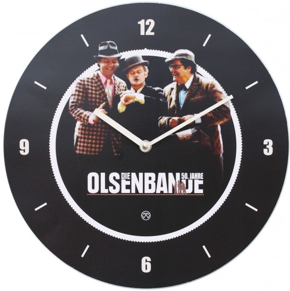 Quarz-Wanduhr / Olsenbande