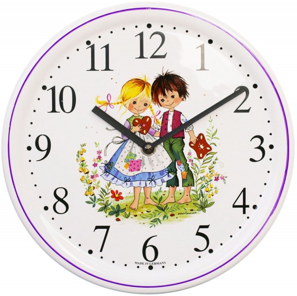 Kinderzimmer-Uhr Dekor / Hänsel und Gretel