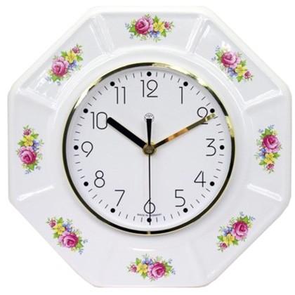 Funk-Küchenuhr / Rosen-Blüten