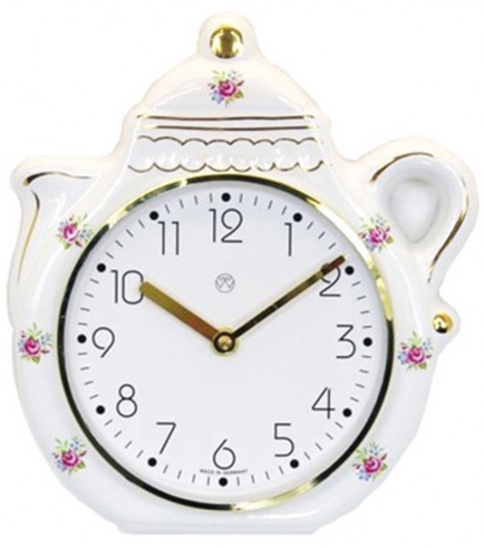 Quarz-Küchenuhr / Gold-Dekoration