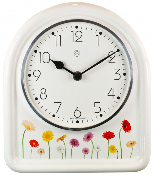 Quarz-Küchenuhr Dekor/Gerbera