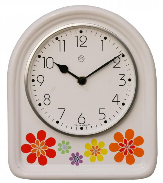 Quarz-Küchenuhr Dekor / Retro-Look
