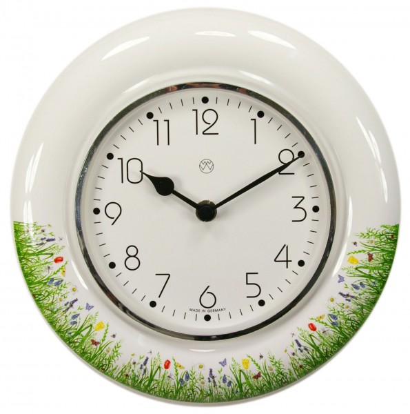 Quarz-Küchenuhr / Frühling