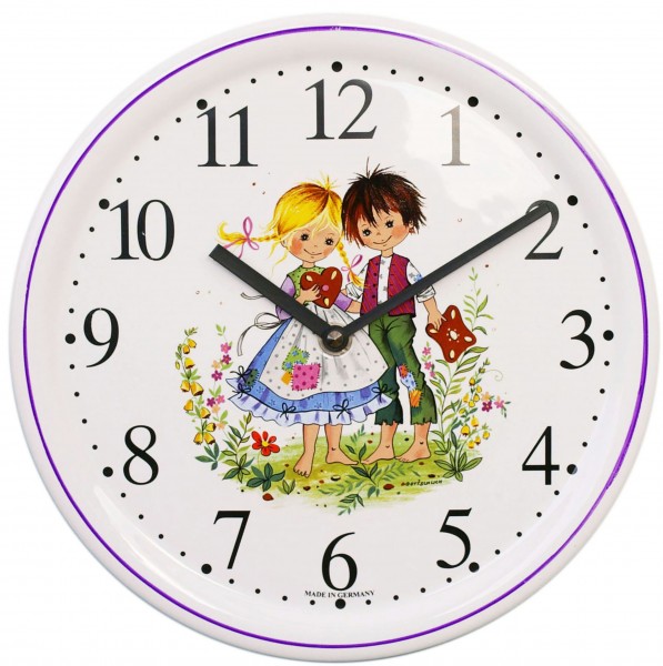 Kinderzimmer-Uhr Dekor / Hänsel und Gretel
