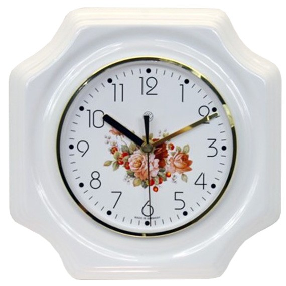 Funk-Küchenuhr Dekor/Blumenstrauß