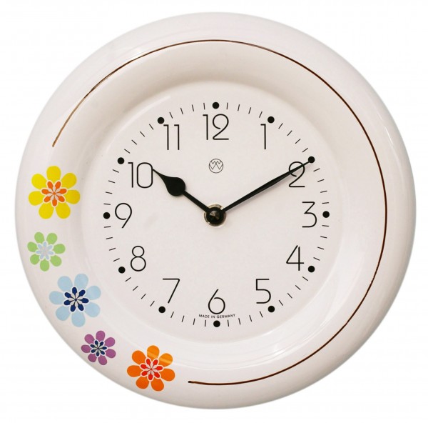 Keramik-Uhr Dekor / retro-Look