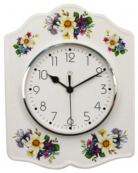 Funk-Küchenuhr / Mai-Blüten