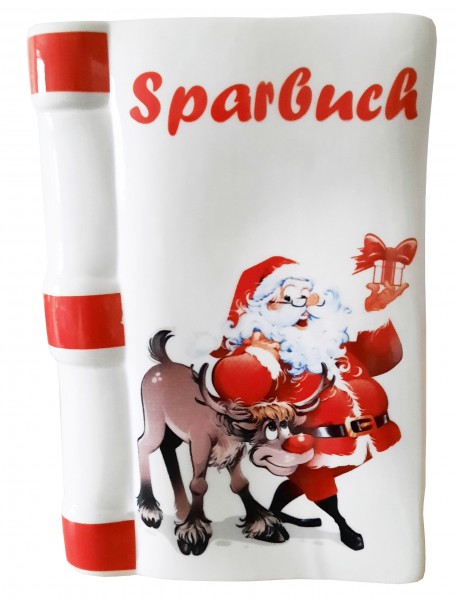 Spardose / Motiv Weihnachtmann