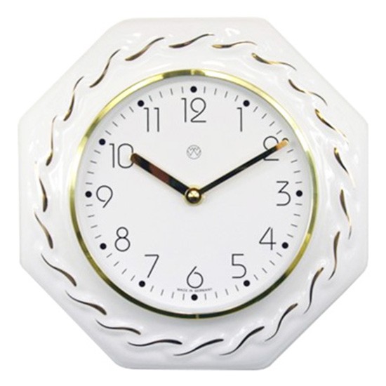 Quarz-Küchenuhr / Goldzauber mit Relief