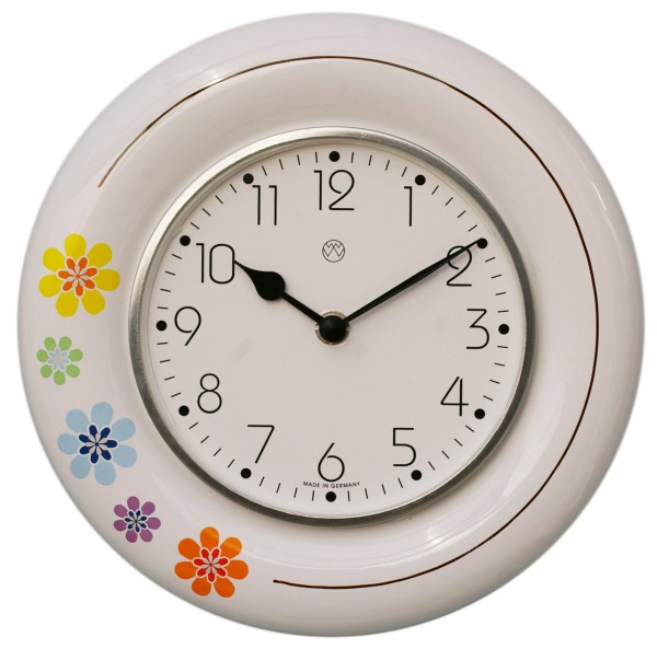 Quarz-Küchenuhr Dekor / Retro-Look