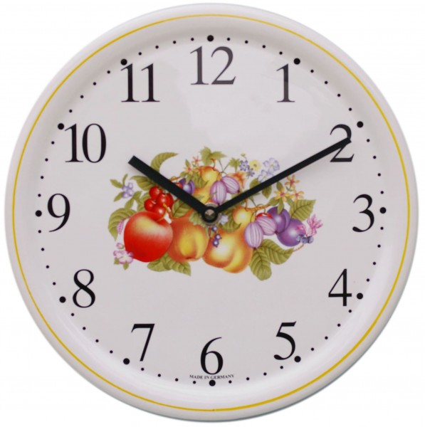 Keramik-Uhr / Früchte